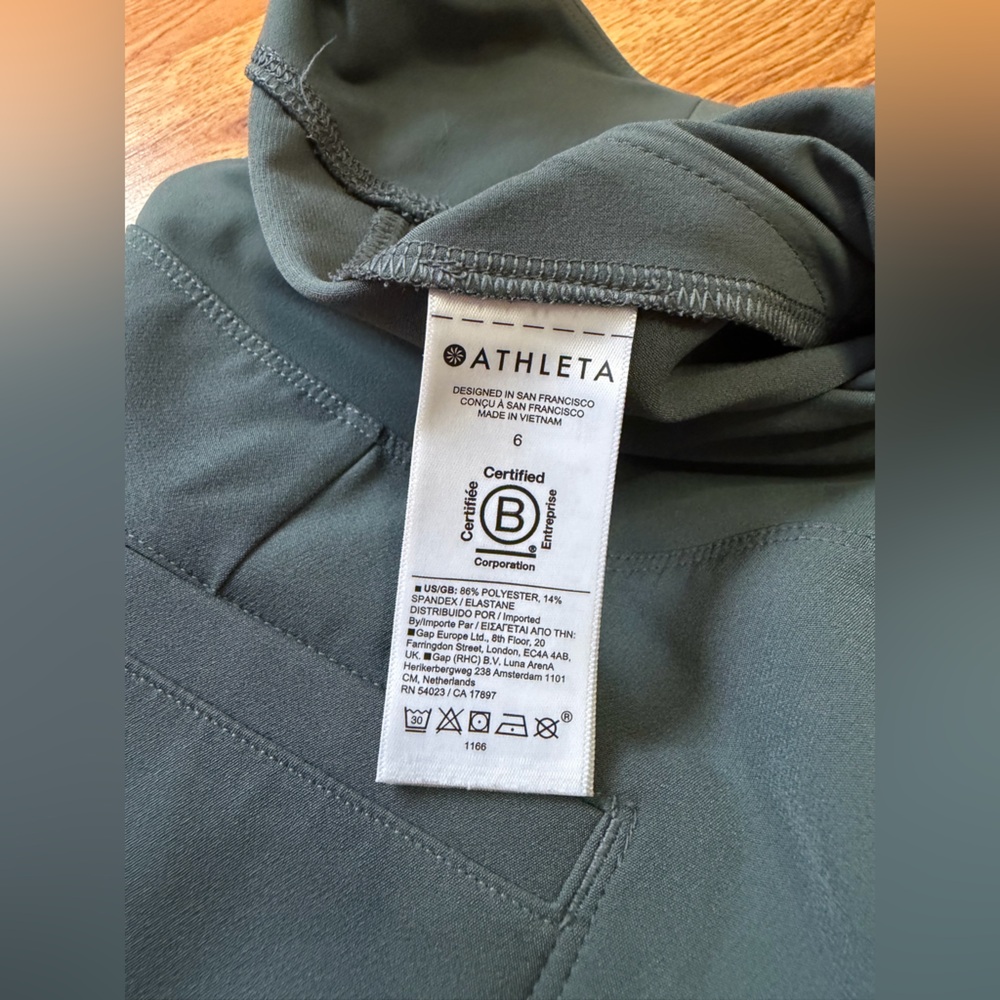 Athleta Women's Deep Teal Joggers Size 6 - Picture 4 of 6